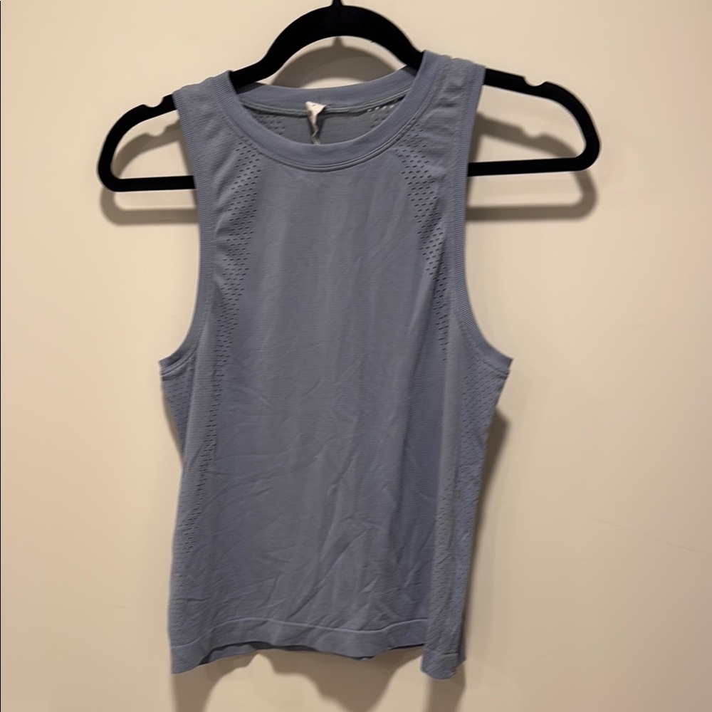 Blue Sleeveless Women's Top
